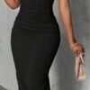 Robe longue ondulée