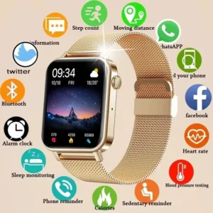 Montre intelligente écran tactile Fitness Ios Android