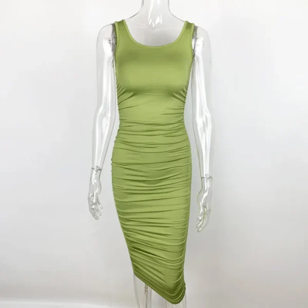Robe décontractée sans manches