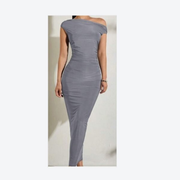 Robe longue ondulée