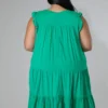 Robe uni de grande taille